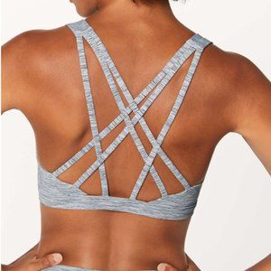 Lululemon Free to be Serene sports bra , size 10, grey